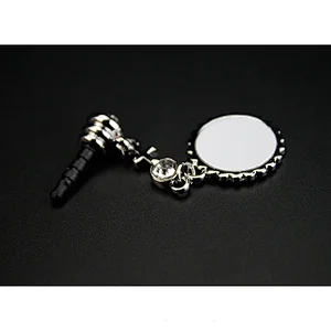 Sublimation blanks belly button ring, around shaped belly chain
