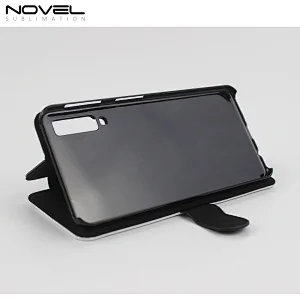 Blank Sublimation PU Leather Flip Phone Wallet Case For Galaxy A7 2018/A750