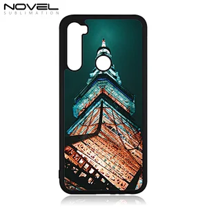 DYE Custom Rubber Sublimation 2D TPU Case For Redmi Note 8