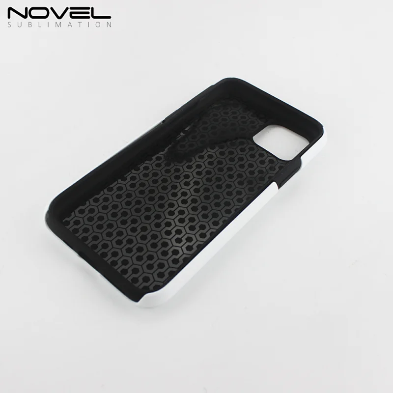 New arrival 2in1 PC +TPU 3D Sublimation Case for iPhone 11 Pro