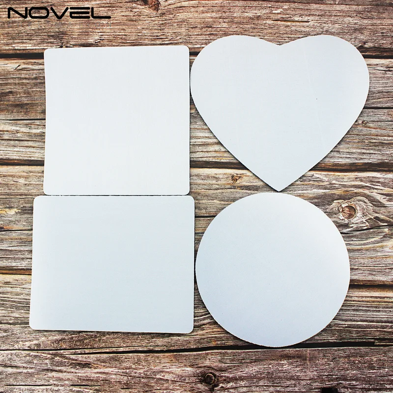 Fashion Sublimation Blank Mouse Pad for Laptop Heart 5mm Thickness
