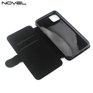 Popular Sublimation Blank PU Flip Phone Case For iPhone 11 Pro Max 6.5