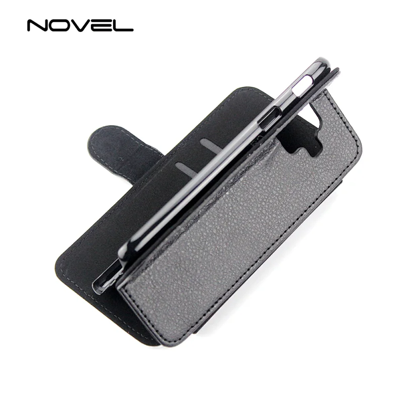 Fast Shipping Sublimation Blank 2D PU Flip Phone Cover For Galaxy A6 2018
