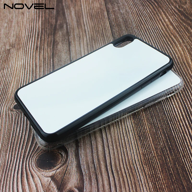 Soft silicone phone case with film insert sublimation phone case for Iphone XS Max