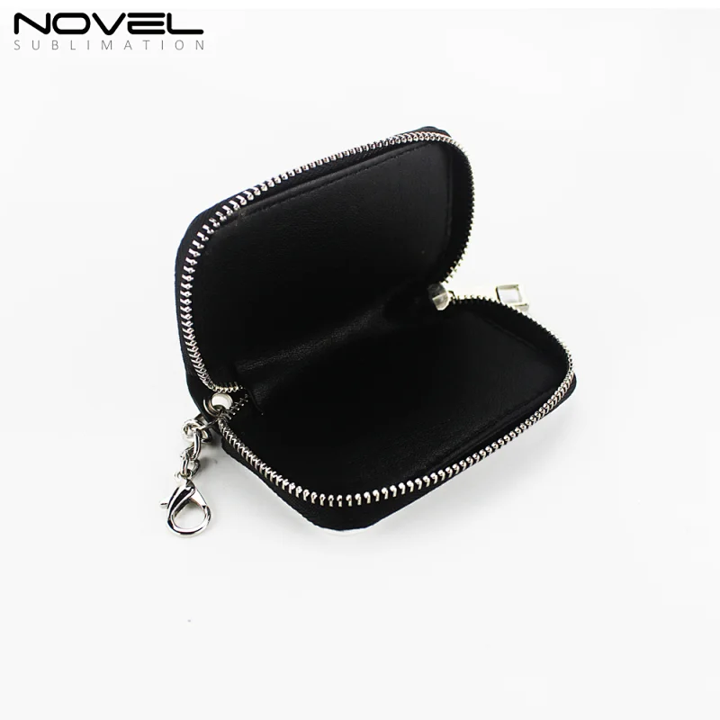 Sublimation PU Leather Car Key Holder Wallet Car Key Case