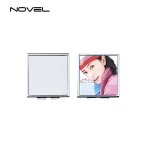 Luxury top quality blank heart shape sublimation make-up mirror