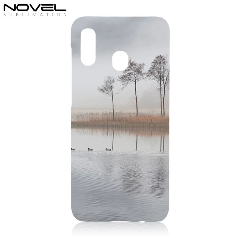 Custom Case For Galaxy A20/A30 White Plastic 3D Sublimation Blank Phone Case Cover