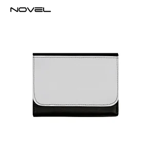 Hot selling middle size sublimation pu wallet