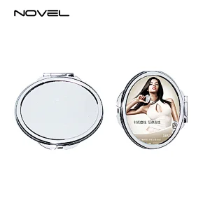 Best selling Sublimation Blank Metal Mirror, Makeup Mirror with square and round hole shape