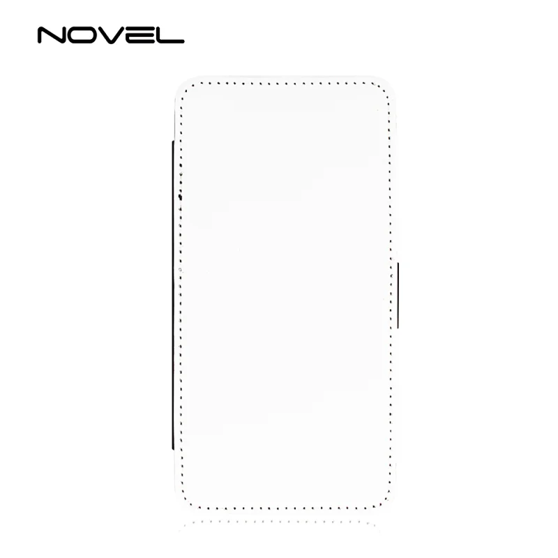 Personality Blank Flip Leather Wallet Case For IP XR