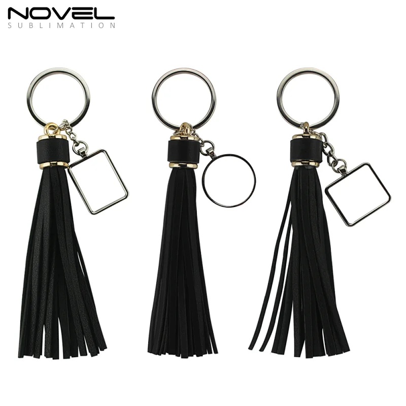 DIY Sublimation Blank  Keyring With Fringe Sublimation Tassel Keyring