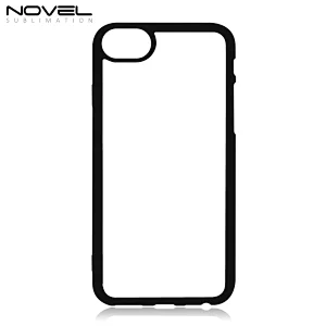Wireless Charging Sublimation Soft TPU Phone Case For iPhone 7 With Plastic Insert
