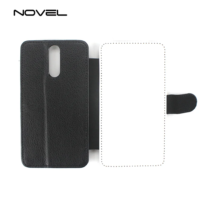 DIY PU Flip Phone Wallet Cover Card Slot For Huawei Mate 10 Lite