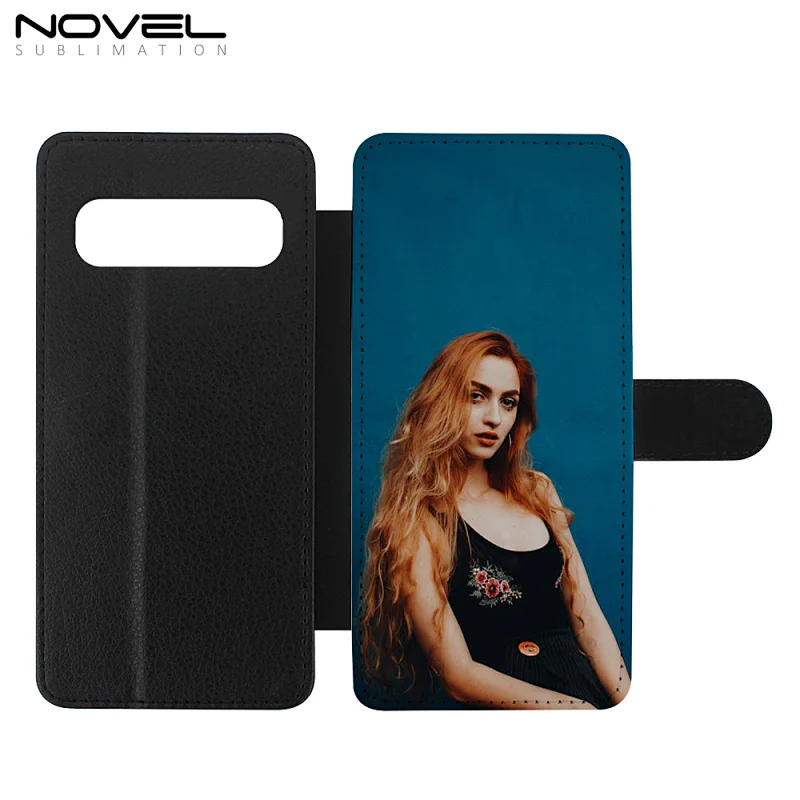 Blank Sublimation PU Flip Phone Wallet Case For Galaxy S10 5G