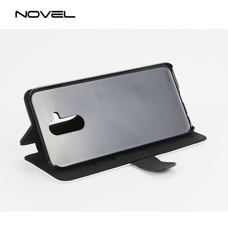 2D PU Flip Sublimation Phone Wallet Case Card Holder For Huawei Mate 20 Lite