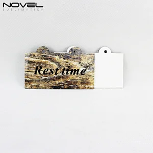Wholesale Cheap MDF Door Hanger Sublimation Custom Wall Hanging