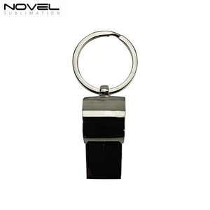 New Arrival Special Personalized gift Sublimation Blank Metal Whistle Keychain