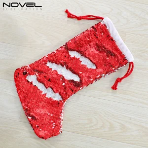 Popular Sell Customized Blank Heat Press Christmas Sock