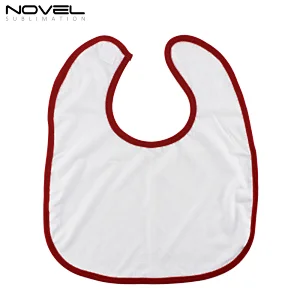 DIY Blank Sublimation Polyester Cotton Baby Bibs