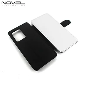New!!! DIY Blank Sublimation Blank PU Leather Flip Phone Case For Galaxy S20 Ultra