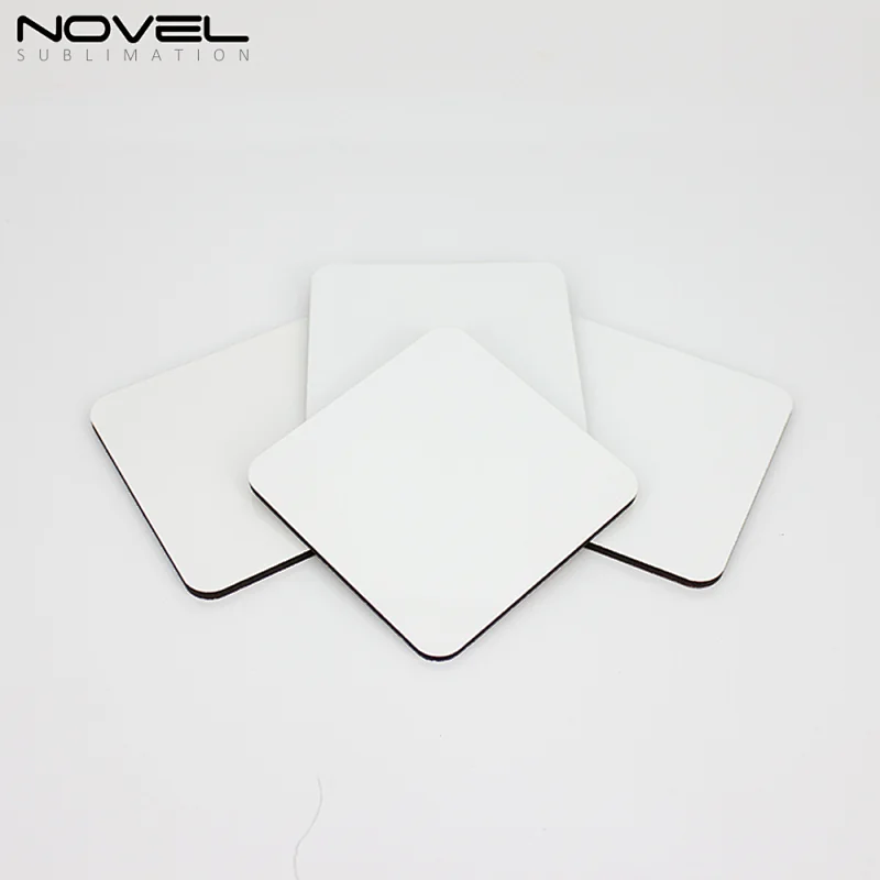 4mm Round MDF Coaster Blank Sublimation Mug Coaster With Cork Back