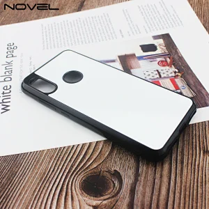 Black or Crystal Clear Shockproof Flexible Soft TPU Back Cover with Film insert for Redmi 6 Pro