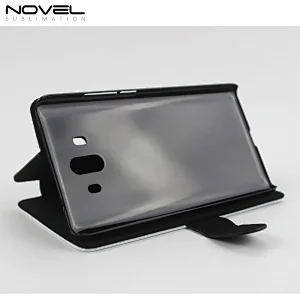 wholesale blank flip leather wallet case for HW mate 10