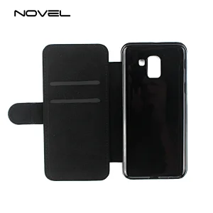 Sublimation Wallet Leather Phone Case For Galaxy J6 2018