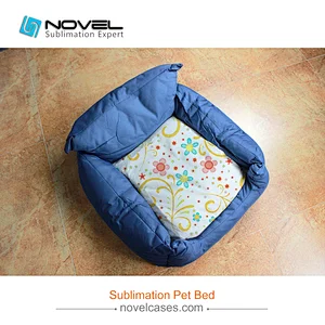 Custom Sublimation Blank Oxford Cloth Pet Bed With Inner Pillow S 50*50cm