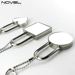 Custom Sublimation Blank Metal Square Lock