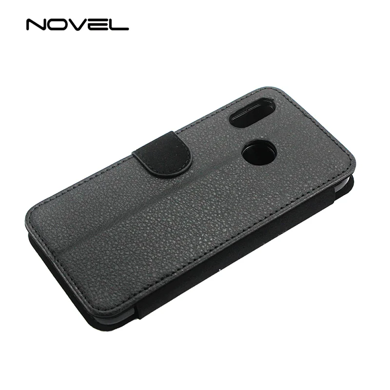 DIY Sublimation Blank PU Flip Phone Wallet For Huawei P20 Lite