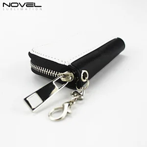 Sublimation PU Leather Car Key Holder Wallet Car Key Case