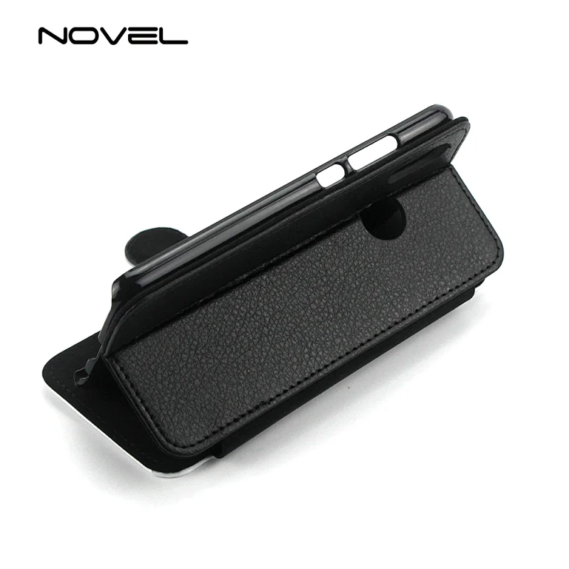 DIY Sublimation Blank PU Flip Phone Wallet For Huawei P20 Lite
