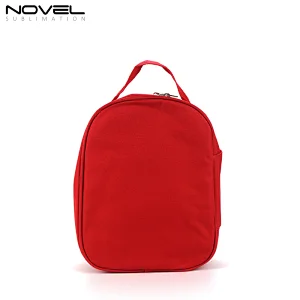 Polyester Sublimation Kids Lunch Bag Red
