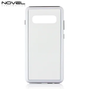 Rubber case inside and 2D plastic case outside 2in1 heavy duty phone case for Samsung Galaxy S10 Plus