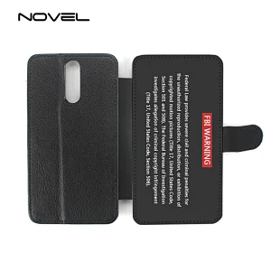 DIY PU Flip Phone Wallet Cover Card Slot For Huawei Mate 10 Lite
