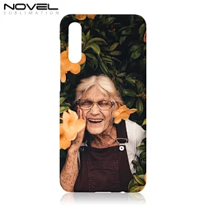 Custom Case For Galaxy A50/A505FN White Plastic 3D Sublimation Blank Cover