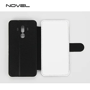 Personalized PU Flip Phone Cover Card Slot For Huawei Mate 10 Pro