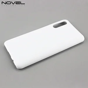 Custom Case For Galaxy A50/A505FN White Plastic 3D Sublimation Blank Cover