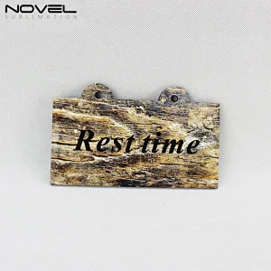 Wholesale Cheap MDF Door Hanger Sublimation Custom Wall Hanging