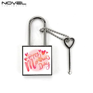 Custom Sublimation Blank Metal Square Lock