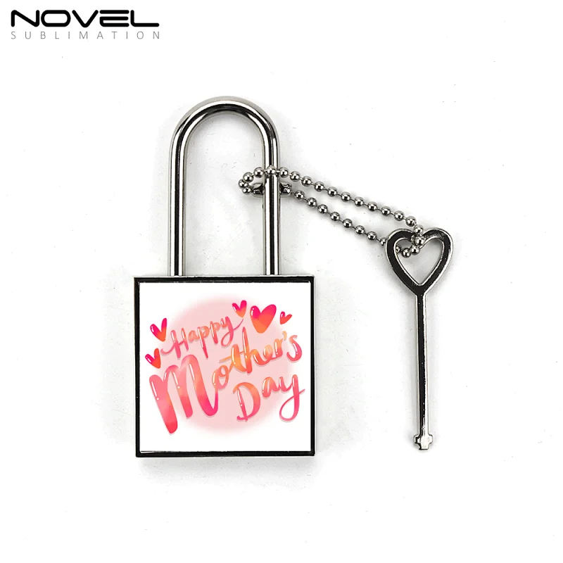 Custom Sublimation Blank Metal Square Lock