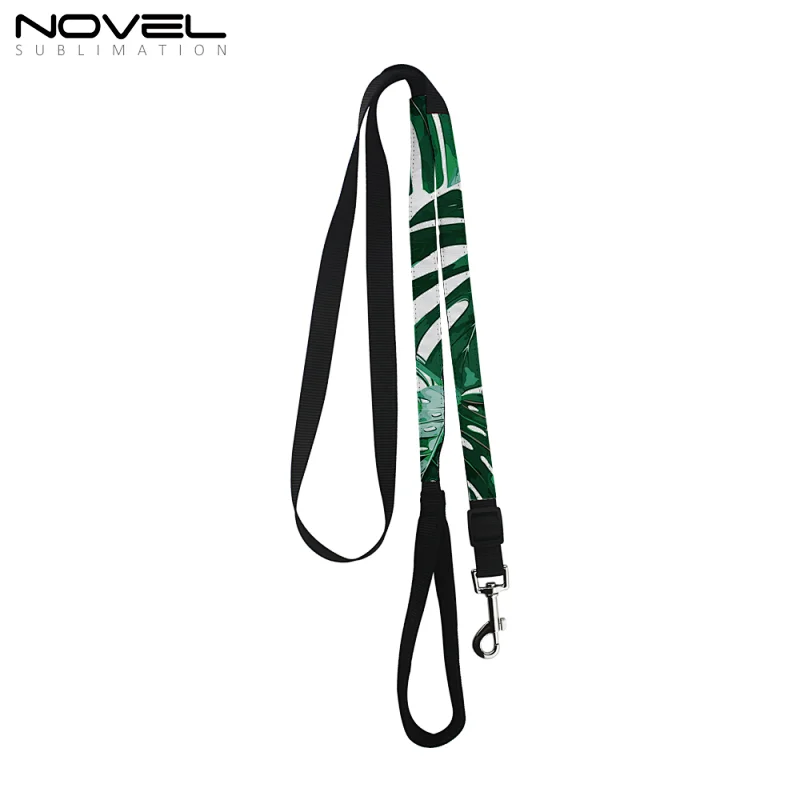 Custom Nylon dog leash 2.0*180CM Sublimation blank pet leash