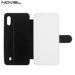 For Galaxy M10 Fancy Flip PU Leather Cellphone Shell