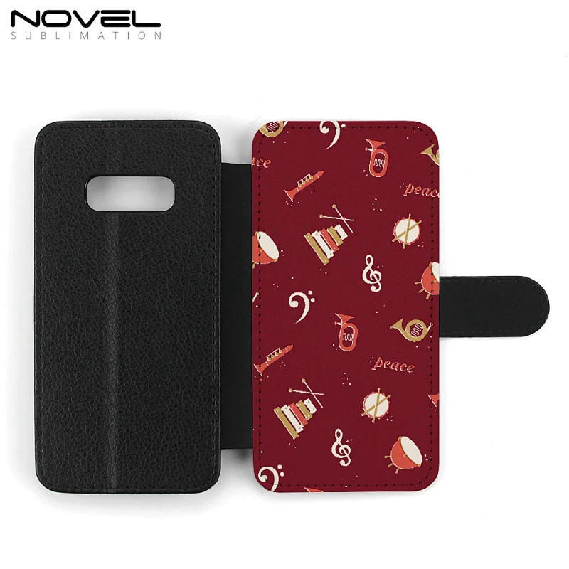 Custom Blank Sublimation Blank Leather Phone Wallet Case For Galaxy S10 Lite
