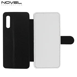 New Arrival Blank PU Leather Flip Covers For Galaxy A50