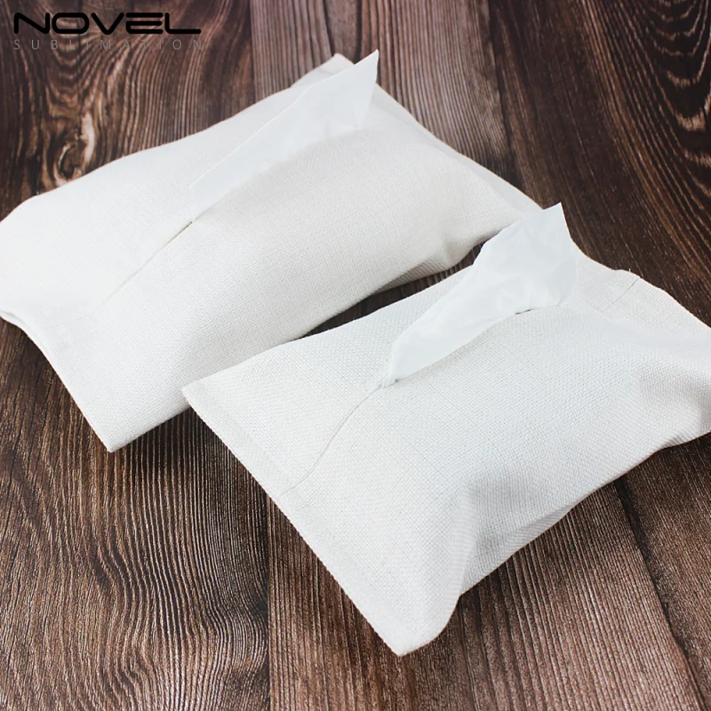 New!!! Custom Blank Sublimation Linen Cotton Tissue Box 300*190mm