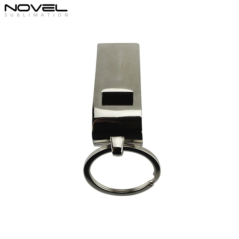 New Arrival Special Personalized gift Sublimation Blank Metal Whistle Keychain