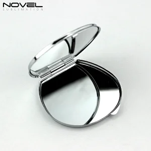 New Arrival Sublimation Blank Makeup Metal folded Mirror