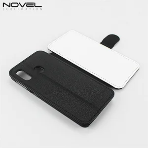 DIY Blank Sublimation Wallet Flip Leather Phone Cover For Galaxy A40